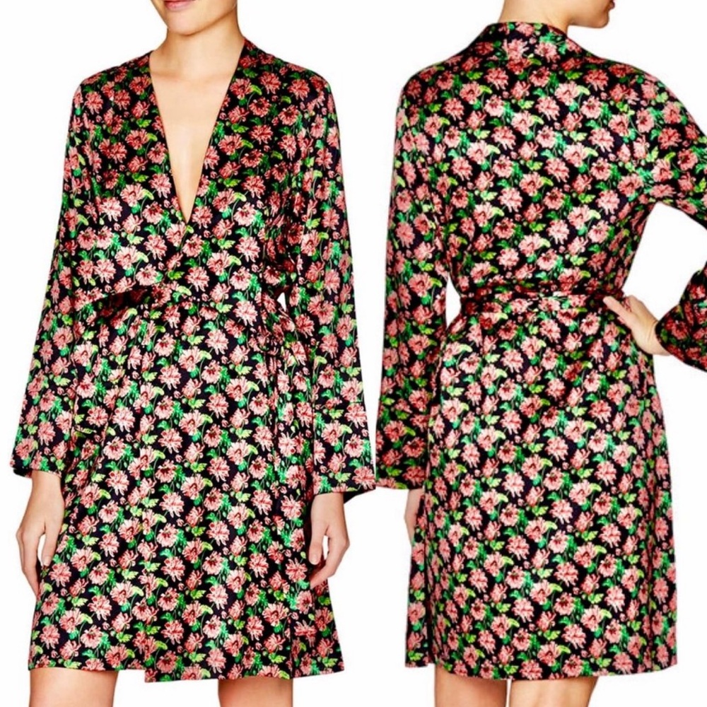 Stella McCartney Silk Poppy Robe